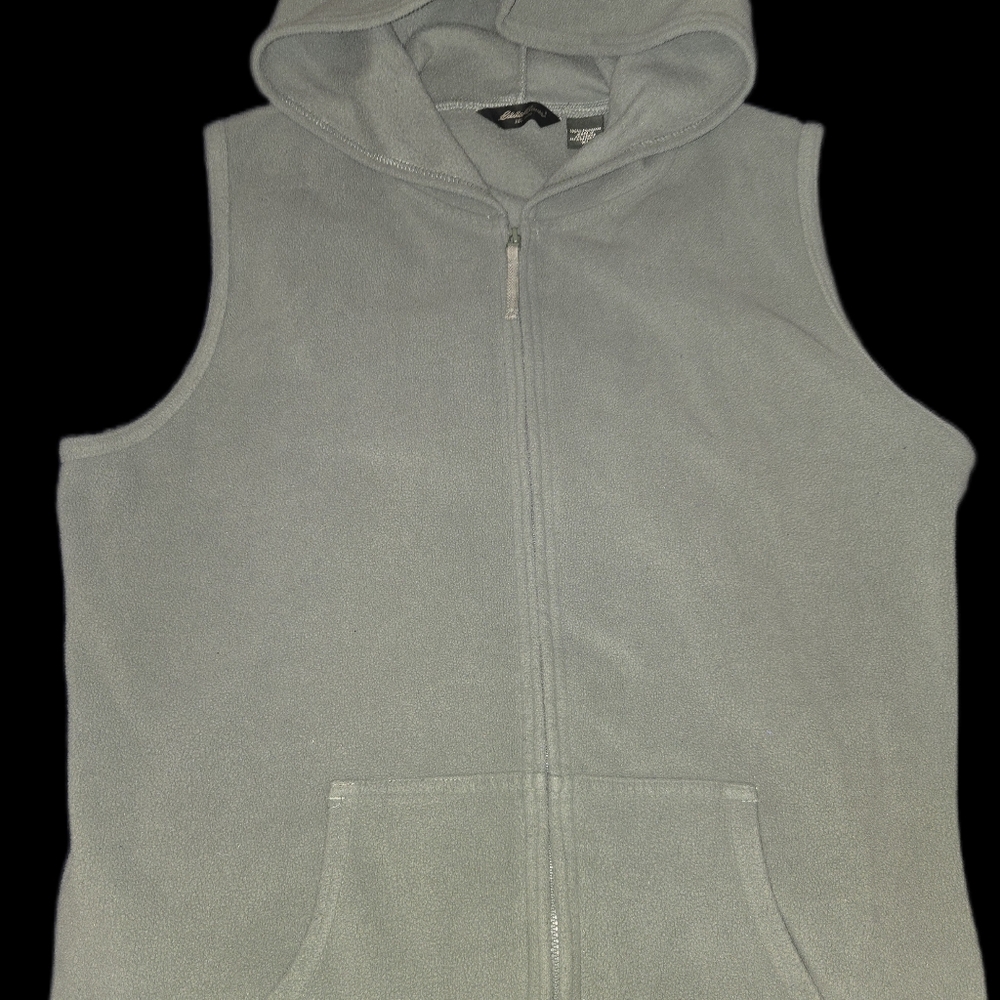 Women's Eddie Bauer Lightweight  Hooded Zip-Up Vest with Pockets Size XL